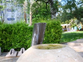 Szökőkútkörkép Dunaújvárosban - fotó: 