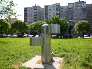 Szökőkútkörkép Dunaújvárosban - fotó: 