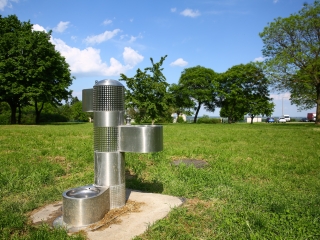 Szökőkútkörkép Dunaújvárosban - fotó: 