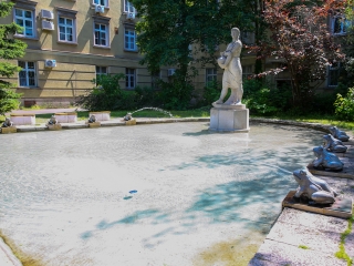 Szökőkútkörkép Dunaújvárosban - fotó: 