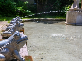 Szökőkútkörkép Dunaújvárosban - fotó: 