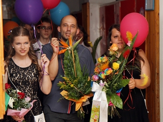 Ballagás a Petőfiben - fotó: Sándor Judit