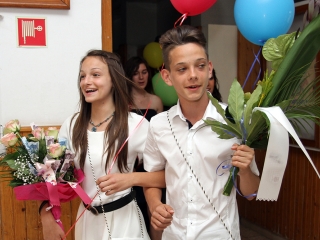 Ballagás a Petőfiben - fotó: Sándor Judit