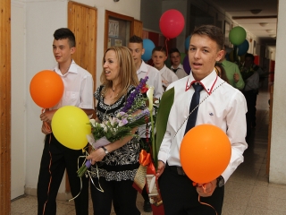 Ballagás a Petőfiben - fotó: Sándor Judit