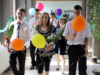 Ballagás a Petőfiben - fotó: Sándor Judit