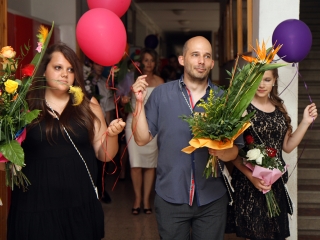 Ballagás a Petőfiben - fotó: Sándor Judit