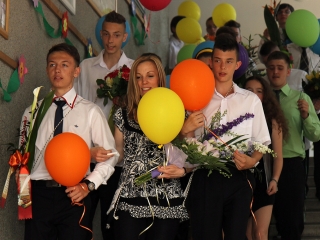 Ballagás a Petőfiben - fotó: Sándor Judit