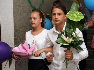 Ballagás a Petőfiben - fotó: Sándor Judit