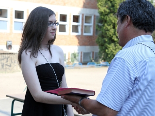 Ballagás a Petőfiben - fotó: Sándor Judit