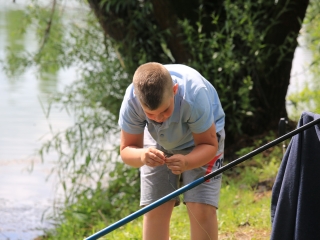 Gyerekek horgászversenye a Szalki-szigeten  - fotó: 