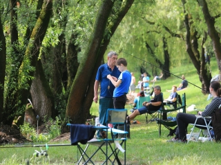 Gyerekek horgászversenye a Szalki-szigeten  - fotó: 