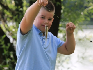 Gyerekek horgászversenye a Szalki-szigeten  - fotó: 