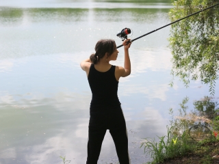 Gyerekek horgászversenye a Szalki-szigeten  - fotó: 