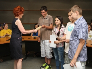 Május és június legkiválóbb diákjai - fotó: Sándor Judit