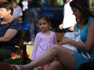 A Sándor Frigyes Zeneiskola tanévzáró koncertje a lakatolós téren (2022) - fotó: 