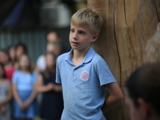 A Sándor Frigyes Zeneiskola tanévzáró koncertje a lakatolós téren (2022) - fotó: 