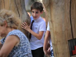 A Sándor Frigyes Zeneiskola tanévzáró koncertje a lakatolós téren (2022) - fotó: 