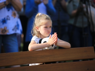 A Sándor Frigyes Zeneiskola tanévzáró koncertje a lakatolós téren (2022) - fotó: 