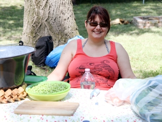 Megnyitott a kemping - fotó: Sándor Judit