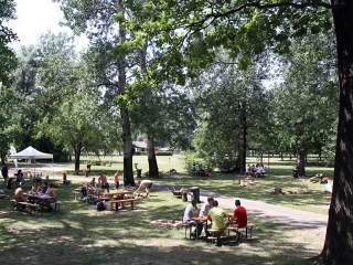 Megnyitott a kemping - fotó: Sándor Judit