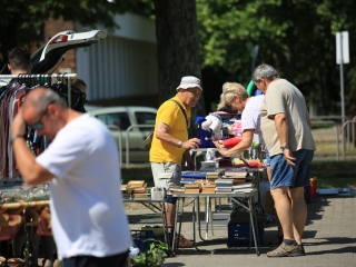 Csomagtartóvásár a Városháza parkolóban - fotó: 