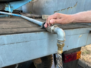 Gerincvezeték szállt el a Római körúton - fotó: 