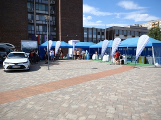 Duna Plazma egészségnap a Városháza téren - fotó: 