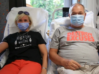 Retró véradás az MMK-ban - fotó: 