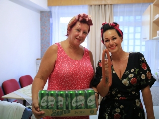 Retró véradás az MMK-ban - fotó: 