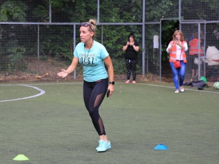 Sportnap a menekült gyerekekkel - fotó: 