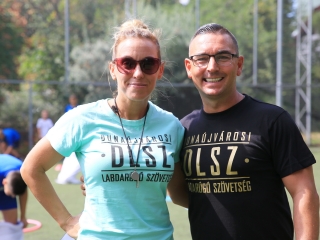 Sportnap a menekült gyerekekkel - fotó: 