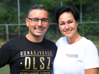 Sportnap a menekült gyerekekkel - fotó: 