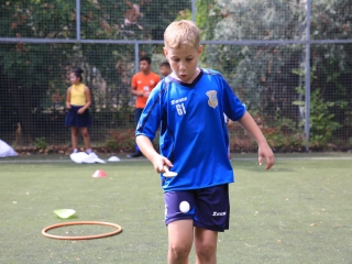 Sportnap a menekült gyerekekkel - fotó: 