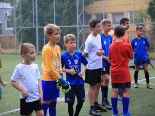 Sportnap a menekült gyerekekkel - fotó: 