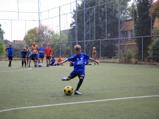 Sportnap a menekült gyerekekkel - fotó: 