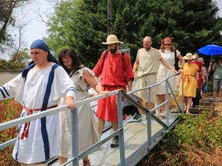 Élő Dunai Limes – megálló Intercisánál - fotó: 