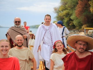 Élő Dunai Limes – megálló Intercisánál - fotó: 