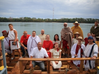 Élő Dunai Limes – megálló Intercisánál - fotó: 