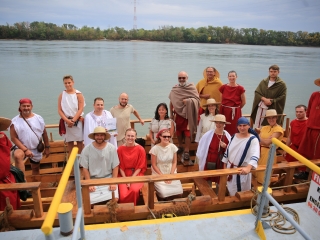 Élő Dunai Limes – megálló Intercisánál - fotó: 