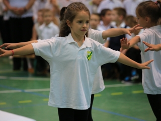 Sportos bemutató a Vasvári tanévnyitóján - fotó: 