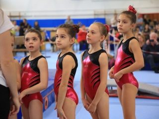 A jövő bajnokai a tornacsarnokban - fotó: 