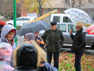 Élőlánc, demonstráció és nyílt fórum az oktatás válsága miatt - fotó: 