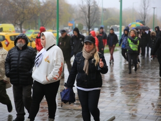 Élőlánc, demonstráció és nyílt fórum az oktatás válsága miatt - fotó: 