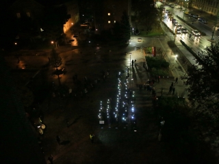 Élőlánc, demonstráció és nyílt fórum az oktatás válsága miatt - fotó: 