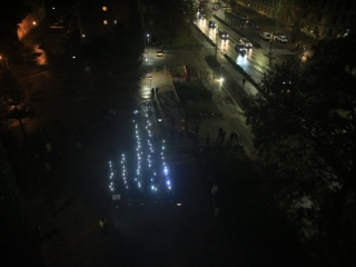 Élőlánc, demonstráció és nyílt fórum az oktatás válsága miatt - fotó: 