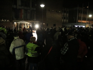 Élőlánc, demonstráció és nyílt fórum az oktatás válsága miatt - fotó: 