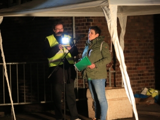 Élőlánc, demonstráció és nyílt fórum az oktatás válsága miatt - fotó: 