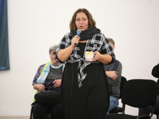 Élőlánc, demonstráció és nyílt fórum az oktatás válsága miatt - fotó: 