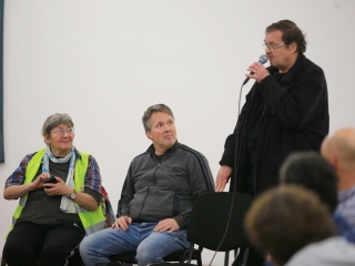 Élőlánc, demonstráció és nyílt fórum az oktatás válsága miatt - fotó: 