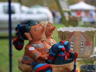 Karácsonyra hangolt és kivit is kínált a kincses forgatag - fotó: 